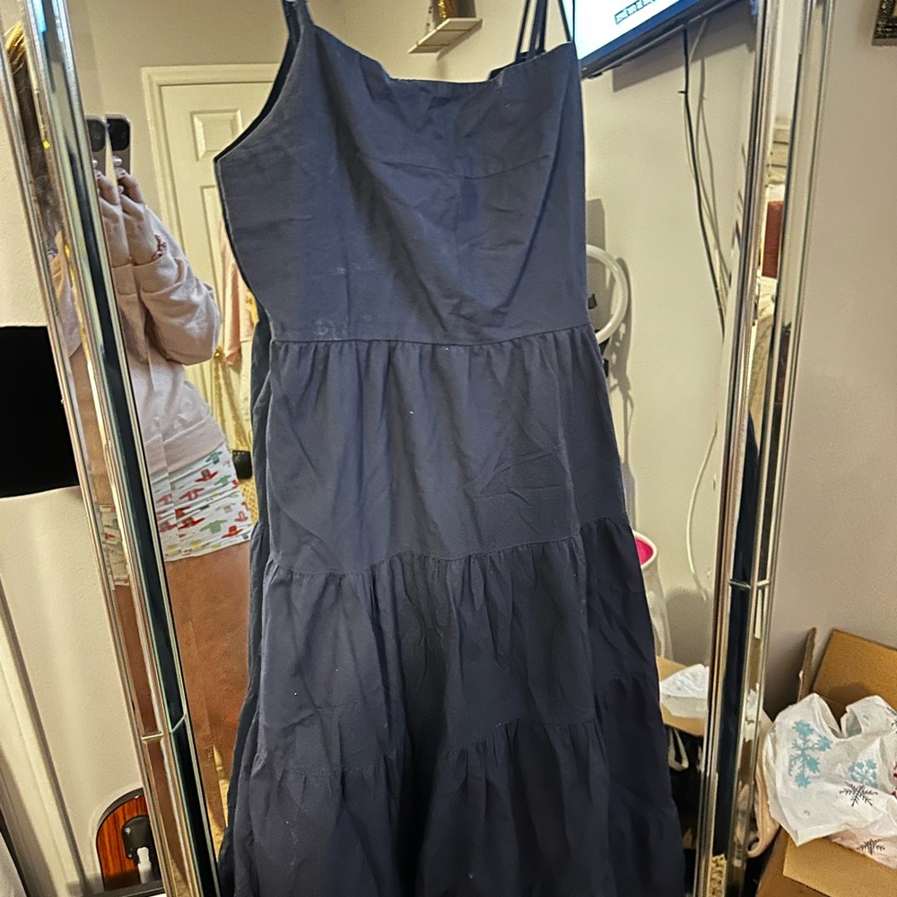 Amazon Navy Blue Maxi Dress